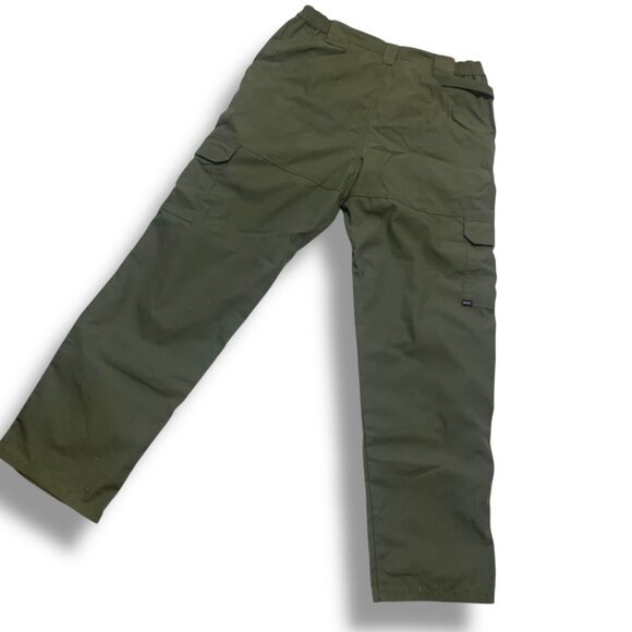 5.11 Tactical Men's Green Ripstop Cargo Pants Sz 32x32 Durable Outdoor Work Wear - Picture 5 of 11